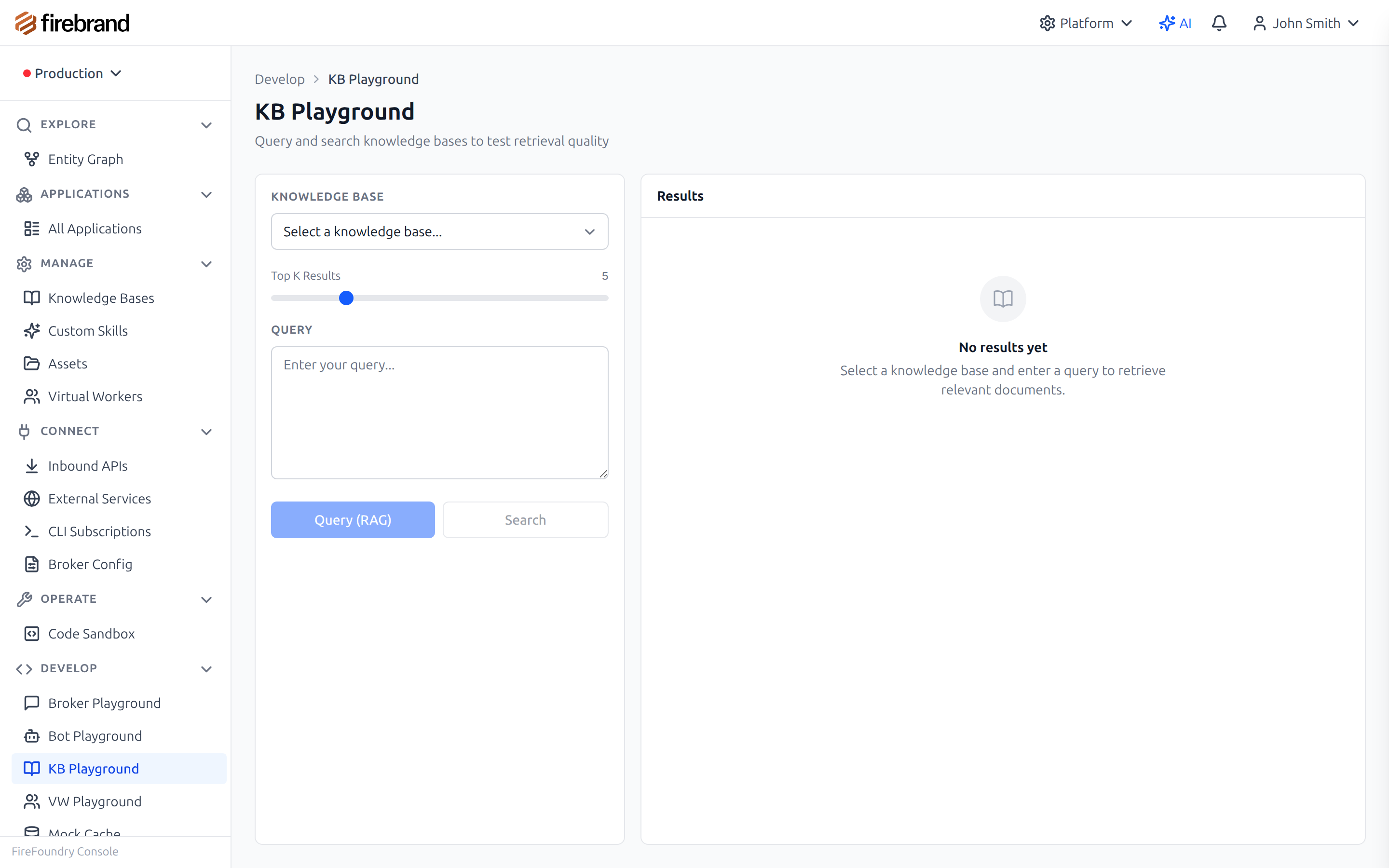 Knowledge Base Playground